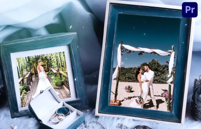 Dreamy Wedding Day Photo Frame 3D Slideshow